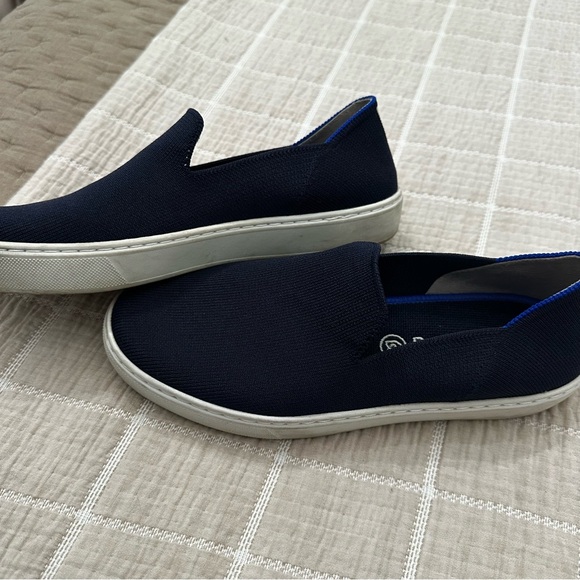 Rothy's Navy Blue Slip-On Sneakers - Picture 3 of 4